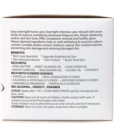 Buy WBM Restoring Night Cream for Face | Anti-Aging Moisturizer | Hydro-Rich Essence | 1.7 oz for Youthful Hydrated Skin - International Shipping Available - Buy Online on SooperMarket.com