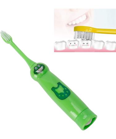 Sweet Electric Children's Toothbrush - Waterproof Green Frog Gift with Soft PBT Bristles | 1-Pack - Buy Online on SooperMarket.com