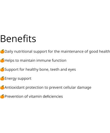 Orange Naturals - Everyday Multi - 60 Capsules - Immune Support Supplement - Multivitamin for Men & Women - Multi Antioxidant Supplement - Healthy Bones Healthy Teeth Healthy Eyes and Energy Support - Buy Online on SooperMarket.com