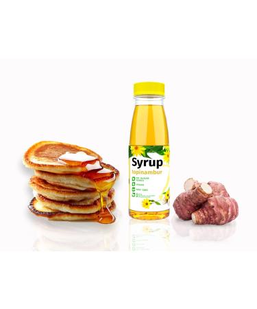 Buy Vegan Sugar-Free Syrup - 2 Bottles of 350g Jerrup | Low-Carb Sweetener for Breakfast - Ideal for Kids & Adults - Buy Online on SooperMarket.com