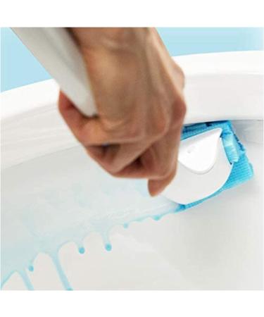 Toilet Cleaner Starter Kit Bundle Includes 1 Duck Fresh Brush With Holder and 24 Flushable Cleaning Duck Fresh Brush Refill Pads - Buy Online on SooperMarket.com