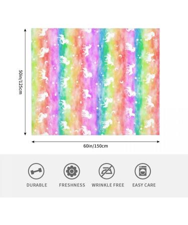 MOYORA Glow In The Dark Dinosaur Throw Blanket - Soft Toy Cozy Flannel Plush - Perfect Birthday Gift for Kids - 50x60 Unicorn - Buy Online on SooperMarket.com