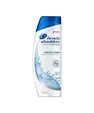 Head & Shoulders Classic Clean Shampoo 13.5 oz - Anti-Dandruff Treatment 400ml - International Shipping Available - Buy Online on SooperMarket.com
