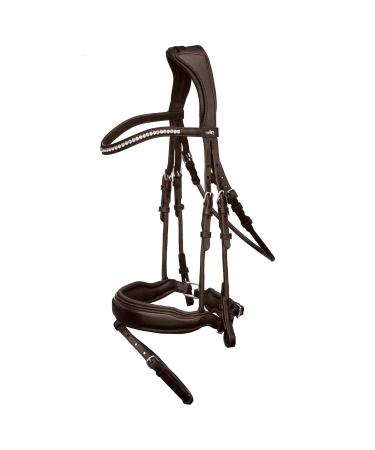 Schockem hle Malibu Anatomic Snaffle Bridle Black Cob