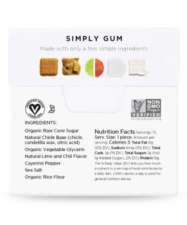 Simply Gum Natural Chewing Gum (Revive  1 Pack) Revive 15 Count - Buy Online on SooperMarket.com