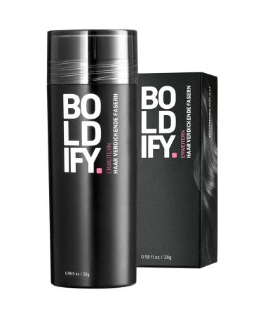 Boldify scatter hair for thinning hair (dark gray) invisible natural large bottle 28g hides hair loss in 15 sec hair sealing hair powder for fine hair women/men 28 g (1 Pack) dark gray