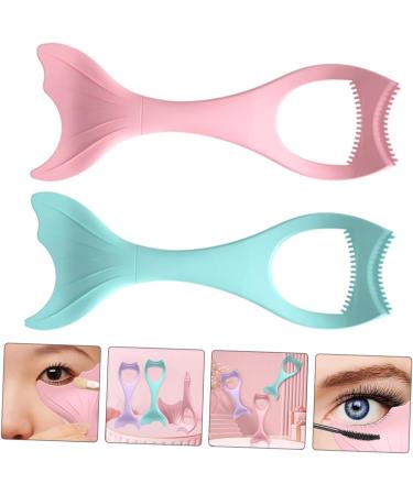 STOBOK 2pcs Mascara Brush Eyeshadow Brush Girl Makeup Tool Mascara Shield Mascara Applicator Set Eyelash - Buy Online on SooperMarket.com
