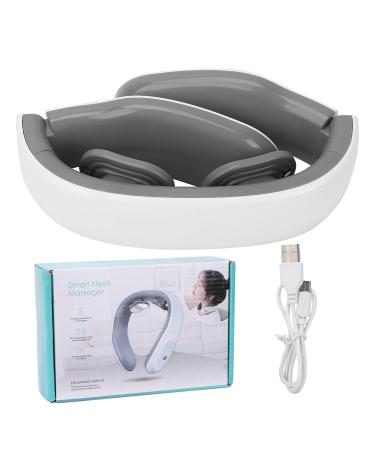 Electric neck massage device USB neck pulse massage device 4D swimming massage head cervical massage device 6 massage modes and 9 gears strength