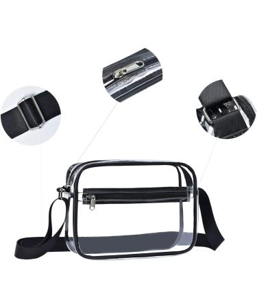 Clear Crossbody Messenger Bag - Stadium Approved for Work, Travel, and Events - Buy Online on SooperMarket.com