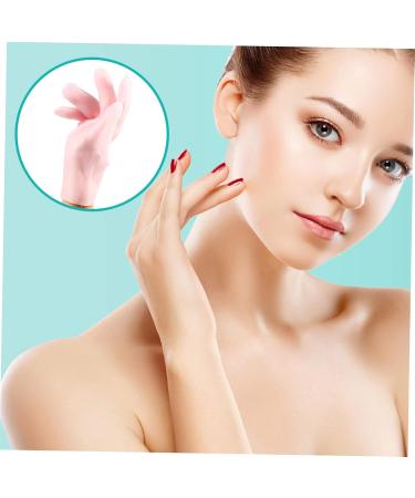 minkissy 3 Pairs Moisturizing Gloves Hands Night Mittens Exfoliating Glove Gloves Overnight Night Gloves Cream Gloves Softening Grade Anti-Wrinkle Gloves Spa Sebs Pink - Buy Online on SooperMarket.com