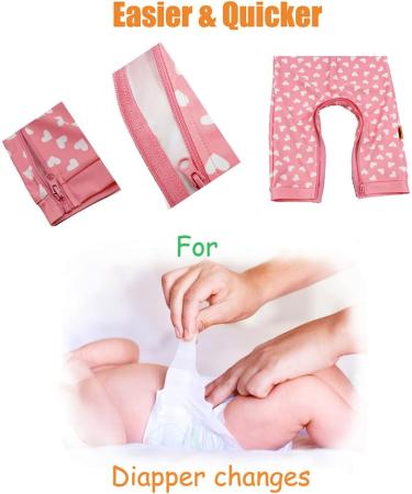 weVSwe Baby Toddler Boy Rash Guard Swimsuit UPF 50+ Sun Protection | Pink Hearts | 12-18 Months - Buy Online on SooperMarket.com