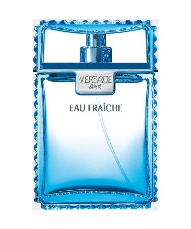 Man Eau Fraiche Eau De Toilette Spray Men by Versace, 6.7 Fl Oz Woody Fresh 6.7 Fl Oz (Pack of 1)