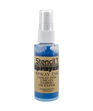Stencil1 SP-DG-TURQU Sprayers Day-Glow Colors 2oz-Turquoise