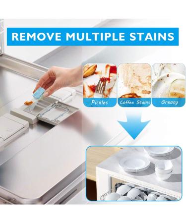 16 Tablet Dishwasher Cleaner: Deodorizer & Descaler for Kitchen Efficiency - Buy Online on SooperMarket.com