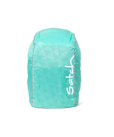 satch rain cover for school backpacks waterproof and dirt-repellent with reflectors Rain Cape Mint - Mint