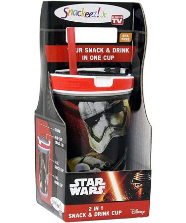 Snackeez Jr 2-in-1 Snack & Drink Cup Star Wars 7 Movie Edition 2PK | Assorted Colors - Buy Online on SooperMarket.com