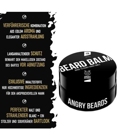 Angry Beards STEVE THE CEO Beard Balm - Premium Beard Care for Men Strong Fragrance & Natural Ingredients - International Shipping Available - Buy Online on SooperMarket.com