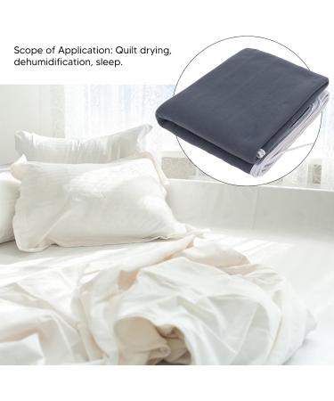 HEEPDD Electric Blanket - 4-Layer Heated Fleece Pad | Uniform Heating | EU Plug 220V | 1.5x1.2M for Cozy Comfort - Buy Online on SooperMarket.com
