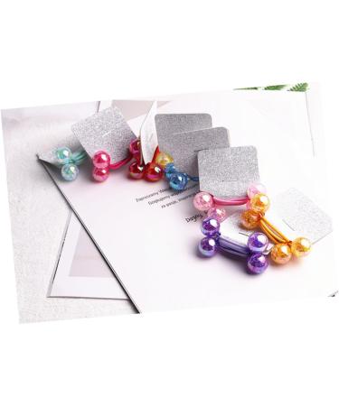 ABOOFAN 9 Pairs Kids Hair Ties Bracelet Holder Hair Ties Balls Pearl Hair Accessories Butterfly Ball Hair Rope Band Tie Ball Hair Ties Blue Scrunchies Pearl Tiara Miss Acrylic Bouncy Ball - Buy Online on SooperMarket.com