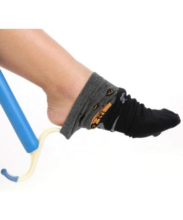 S Shaped Hook Stick Long Handle Mobility Disability Aid Dressing Stick Wheelchair Users for Pregnant Woman - Buy Online on SooperMarket.com