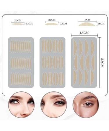 120 Pairs Invisible Eye-Lifting by Sticked Waterproof Invisible Double Eyelid Lift Tape Long-lasting Lace Eyelid Lift Strips for Hooded Droopy Uneven Mono-eyelids - Buy Online on SooperMarket.com