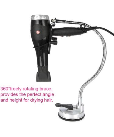 KUIKUI Hands-Free Hair Dryer Wall Holder with 360 Degree Rotation and Strong Suction Cup - Buy Online on SooperMarket.com