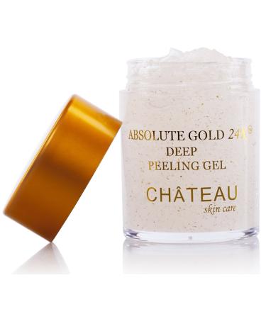 Absolute Gold 24K Deep Peeling Gel - Gold Pearl Powder & Ginger Extract for Radiant Skin | 2.04 fl. oz | Paraben & Fragrance Free - Buy Online on SooperMarket.com