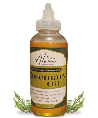 Rosemary Oil 170ml - Handcraft 100% Pure and Natural Rosemary Essential Oil Undiluted Rosemary Oil for Hair Skin and Nails - Cleansing Enhanced Shine and Dry Scalp Treatment