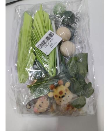 Jevenis Sage Green Jungle Birthday Decor - Tortendeko Animals for Baby Showers & Parties - Buy Online on SooperMarket.com