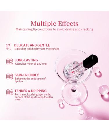 Magic Color Changing Lip Gloss | Hydrating Pink Mood Lipstick & Lip Tint | Plumping Lip Serum for Women & Girls | Best Lip Care Products - Buy Online on SooperMarket.com