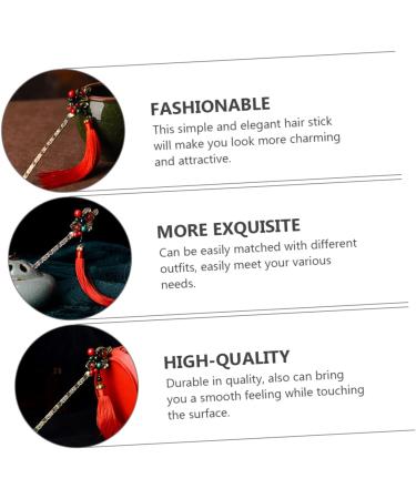 Mikinona Hairpin Vintage Decor Chinese Vintage Hair Clips Chinese Hair Chopstick Chinese Hair Accessories Hair Bun Stick Hanfu Hair Sticks Chinese Hair Forks Classic Alloy Woman Metal - Buy Online on SooperMarket.com