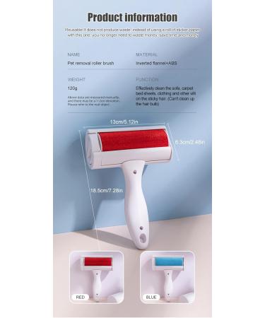 Reusable Cat & Dog Hair Remover | Portable Multi-Surface Lint & Hair Extractor for Furniture Sofa Car Seats & Bedding - Buy Online on SooperMarket.com