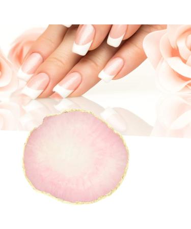 Sanwood Harz Nailart Palette | Golden Edge Resin Nail Polish Holder for DIY Manicure & Cosmetics Tools International Shipping Available - Buy Online on SooperMarket.com
