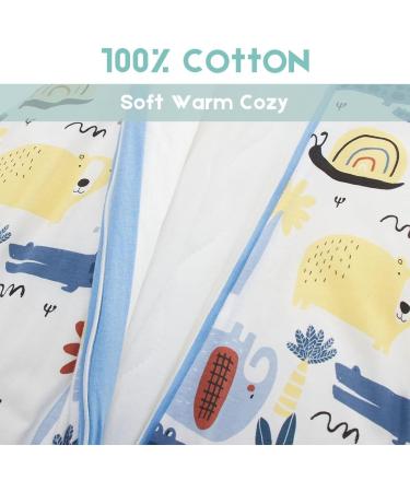 ChicSky Baby Sleeping Bag with Legs - 3.5 Tog Winter Organic Cotton Wearable Blanket for Toddler, 3-5 Years - Bear Design - Buy Online on SooperMarket.com