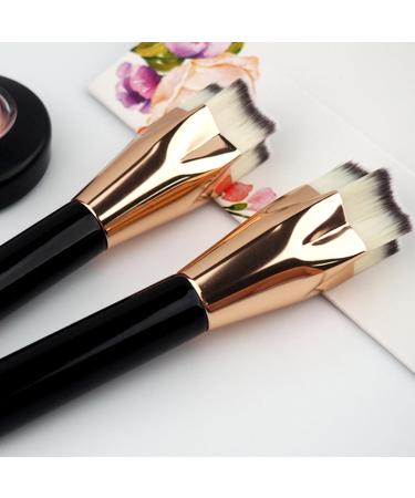 Teksome Foundation Brush Contour Soft Makeup Brush Pentagram Shaped Women Cosmetics Buffing Blending Brush with Ergonomic Handle for Business Trip Dating - Buy Online on SooperMarket.com