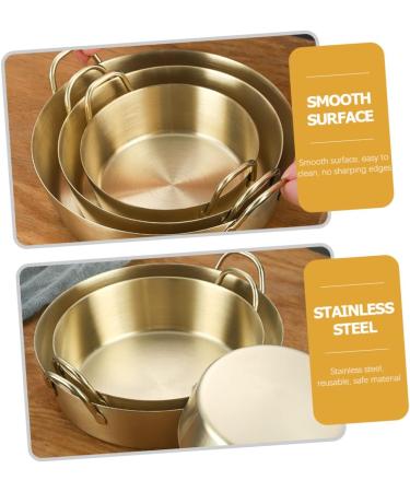 Alipis Amphora Snack Plate Tomato Stainless Steel Round re-usable 13.7x12.2CM Gold - Buy Online on SooperMarket.com