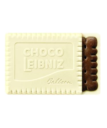 Leibniz Choco Black & White Biscuits 125g - Crispy Cocoa Cookies with White Chocolate | International Shipping Available - Buy Online on SooperMarket.com