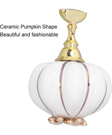 Nail Tip Stand Ceramic Pumpkin Shaped Nail Display Stand Nail Practice Stand for Home DIY and Salon Magnetic Nail Tip Holder Stand Set for Nail Beauty Salon(white) - Buy Online on SooperMarket.com