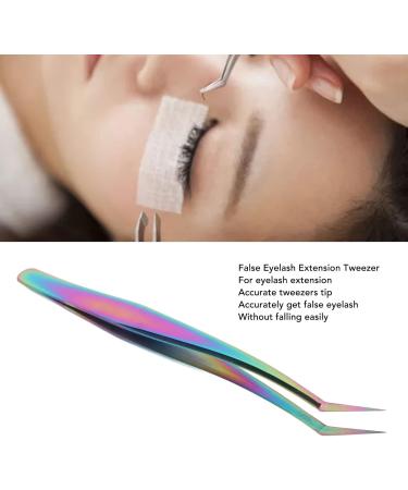 Professional Stainless Steel Eyelash Extension Tweezers | Long Sloping DIY Nail Art Tweezers - International Shipping - Buy Online on SooperMarket.com