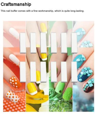 Dajidafu 12X Nail Buffer Buffering Block Sanding Brick High Elasticity Safety Great Resilience Space Saving Manicure Supplies - Buy Online on SooperMarket.com