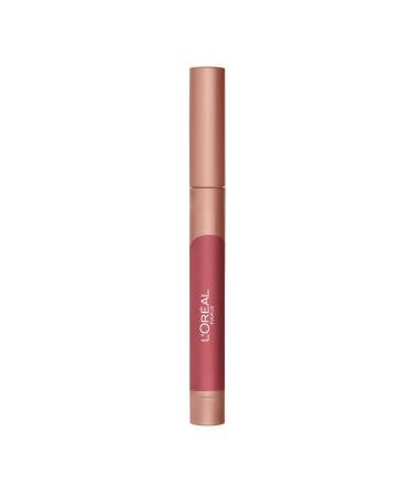L'Oreal Paris Infallible Matte Lip Crayon, Strawberry Glaze (Packaging May Vary) Strawberry Glaze 0.04 Ounce (Pack of 1)