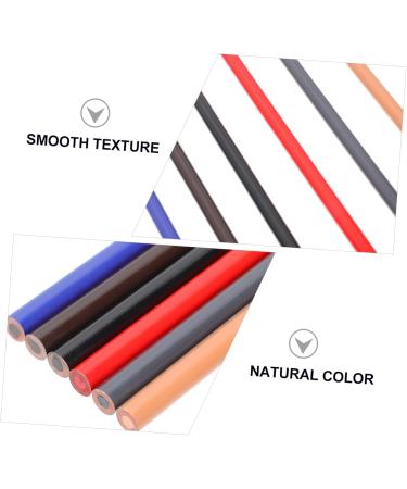 Healeved 6pcs Eyebrow Pencil Lip Liner Set Eyebrow Liner Makeup Pens Fine Eyebrow Pen Face Stuff Wooden - Buy Online on SooperMarket.com