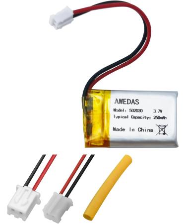 Buy 5 Pack 3.7V 502030 Rechargeable Batteries - Compatible Replacement with JST Connectors for Multiple Devices - Buy Online on SooperMarket.com