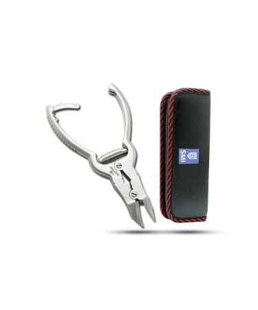 Smi head cutter with double translation head cutter for toenails strong nail footnail pliers nail tongs for tooths professional nail scissors footnail footnail clipper stainless steel with case