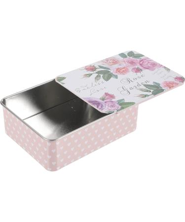 HOLIDYOYO Slide Top Tin Containers - Rectangular Metal Organizer for Lip Balm, Candies, Jewelry, Crafts - Empty Tin Box with Push-pull Sliding Cover - Buy Online on SooperMarket.com