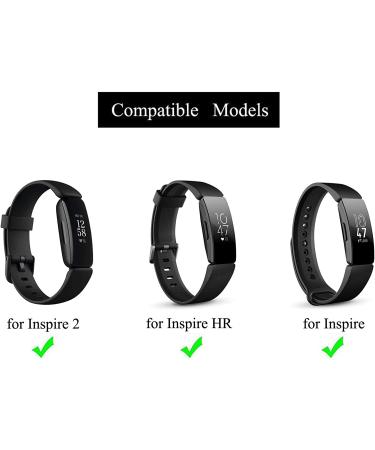 Adjustable Elastic Wrist/Ankle Band for Fitbit Inspire/Inspire 2/Inspire HR - Stretchy Band for Men and Women (Black) - Buy Online on SooperMarket.com
