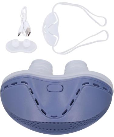 Electric Anti Snoring Device | 3 Speed Air Purifier | Prevent Snoring | Travel Friendly (Blue) - Buy Online on SooperMarket.com