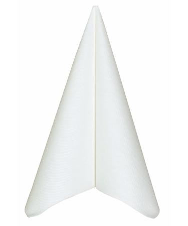 50 APARTina napkins fabric-like Airlaid - UNI color: white size: 40x40 cm white 40x40 cm