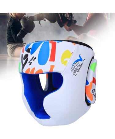 Alomejor Children's Box Head Protection | Graffiti Full Facial Gear for Boxing Muay Thai MMA & Kickboxing - Buy Online on SooperMarket.com