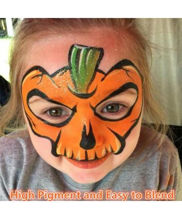Go Ho Orange Cream Face Body Paint 2.37oz - Water Based Makeup for Kids Party, Cosplay, Halloween Festivals - Buy Online on SooperMarket.com